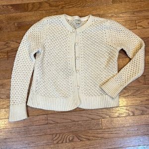 Beautiful, L.L.Bean, button up sweater.